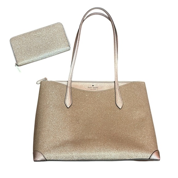Kate Spade New York Set  Glimmer Tote and Wallet Set - Picture 4 of 15